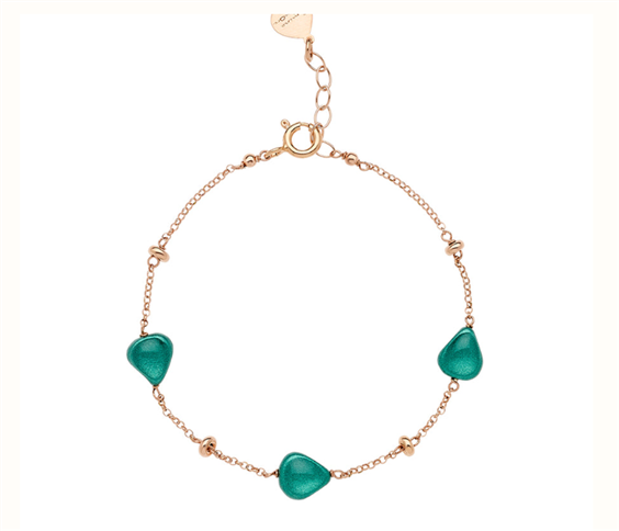 Bracciale Rosso Prezioso Donna Semino d'Amore in Argento BC00559SE TOURMALINE VERDE - BC00559SE TOURMALINE VERDE